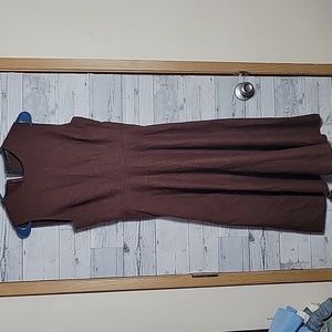 Zara Brown Midi Dress